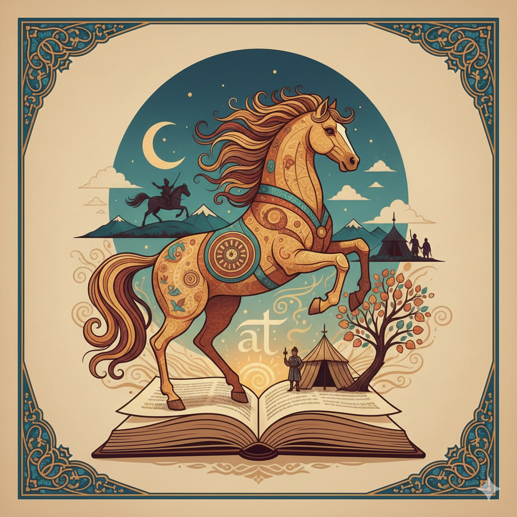 türk hikayelerinde at