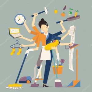 Evde Çalışan Kadın